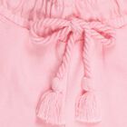 Girls' Light Pink Pull-Up Shorts, हल्का गुलाबी, small image number null