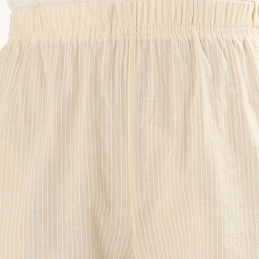 Women's Solid Regular Fit Palazzo, Beige, large image number null