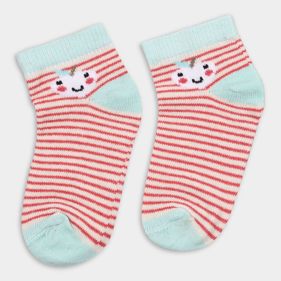 Girls' Socks (Pack of 2), Off White, large image number null