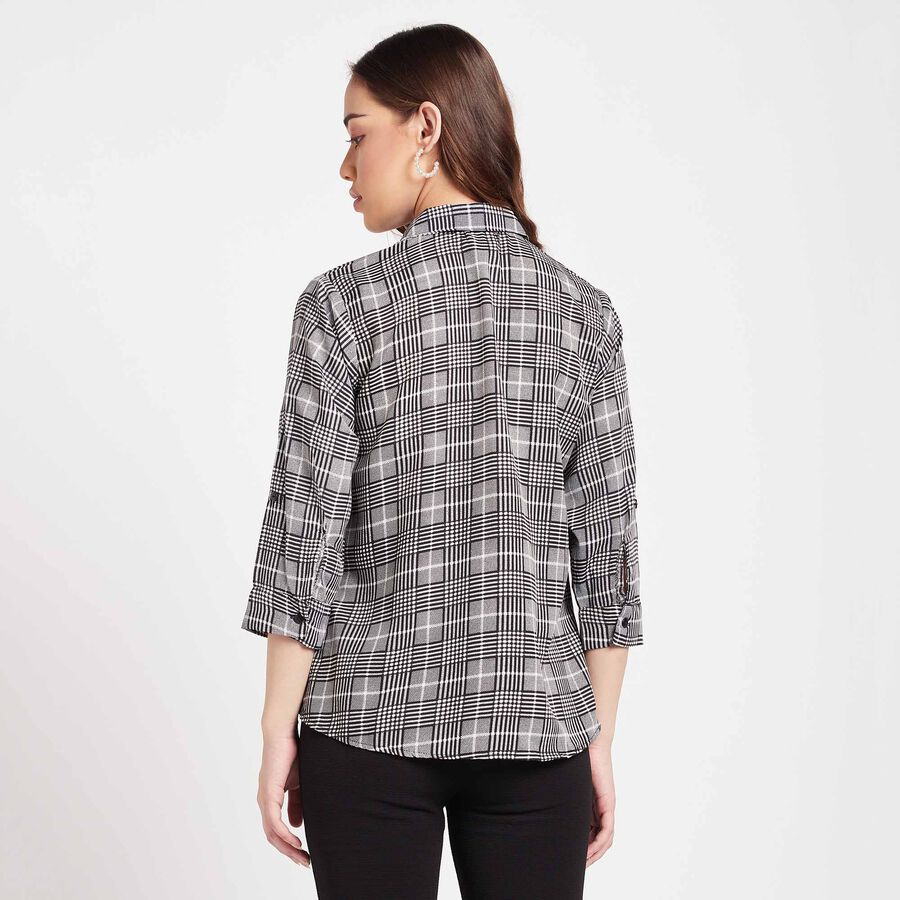 Checks Shirt, Black, large image number null