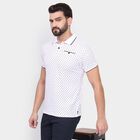 Men's 100% Cotton Collared Half Sleeves T-Shirt , भूरा, small