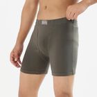 Men's 100% Cotton Trunks, ओलिव, small image number null