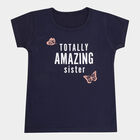 Girls T-Shirt, Navy Blue, small image number null