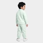 Boys Light Blue High Neck Applique Baba Suit, Light Blue, small
