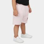 Infants Pink Cotton Half Pant, Light Pink, small