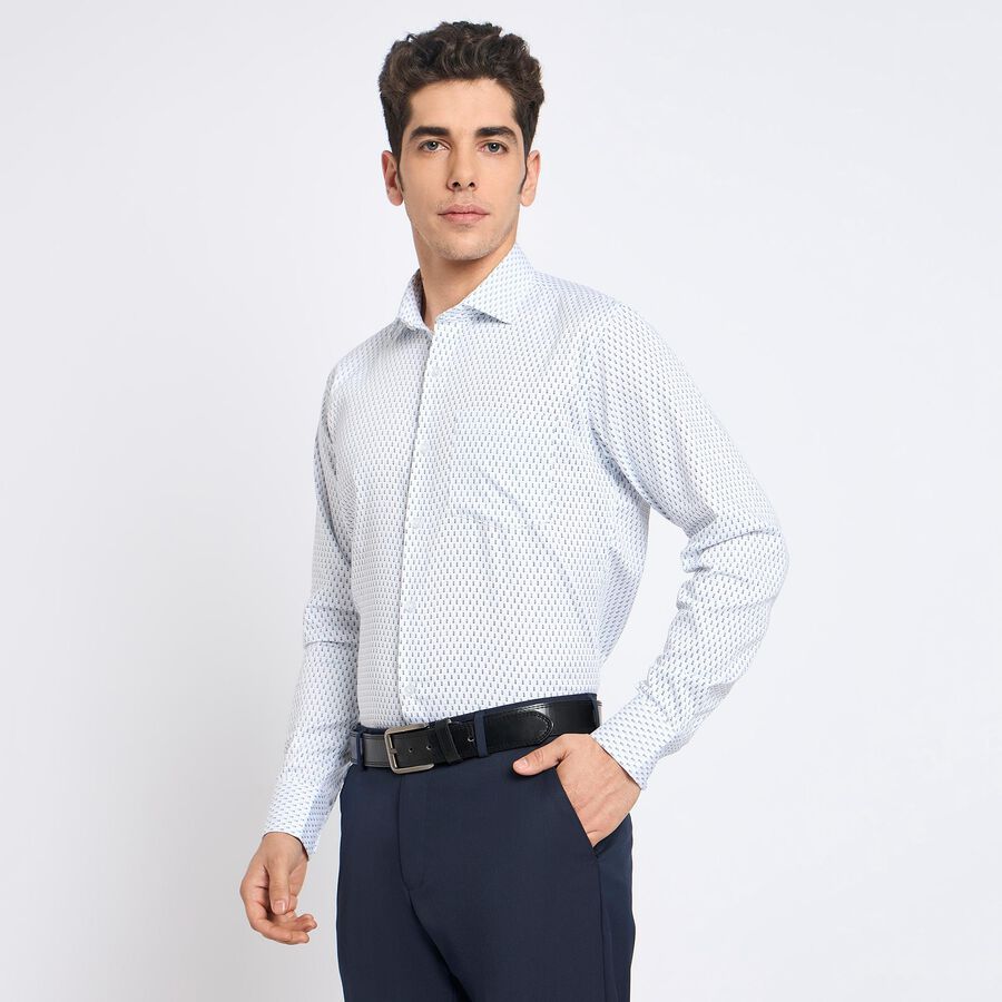 Men's Formal Shirt, White, large image number null