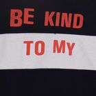 Boys Deep Midnight Navy Blue Hoodie Neck Casual Sweatshirt, Navy Blue, small image number null