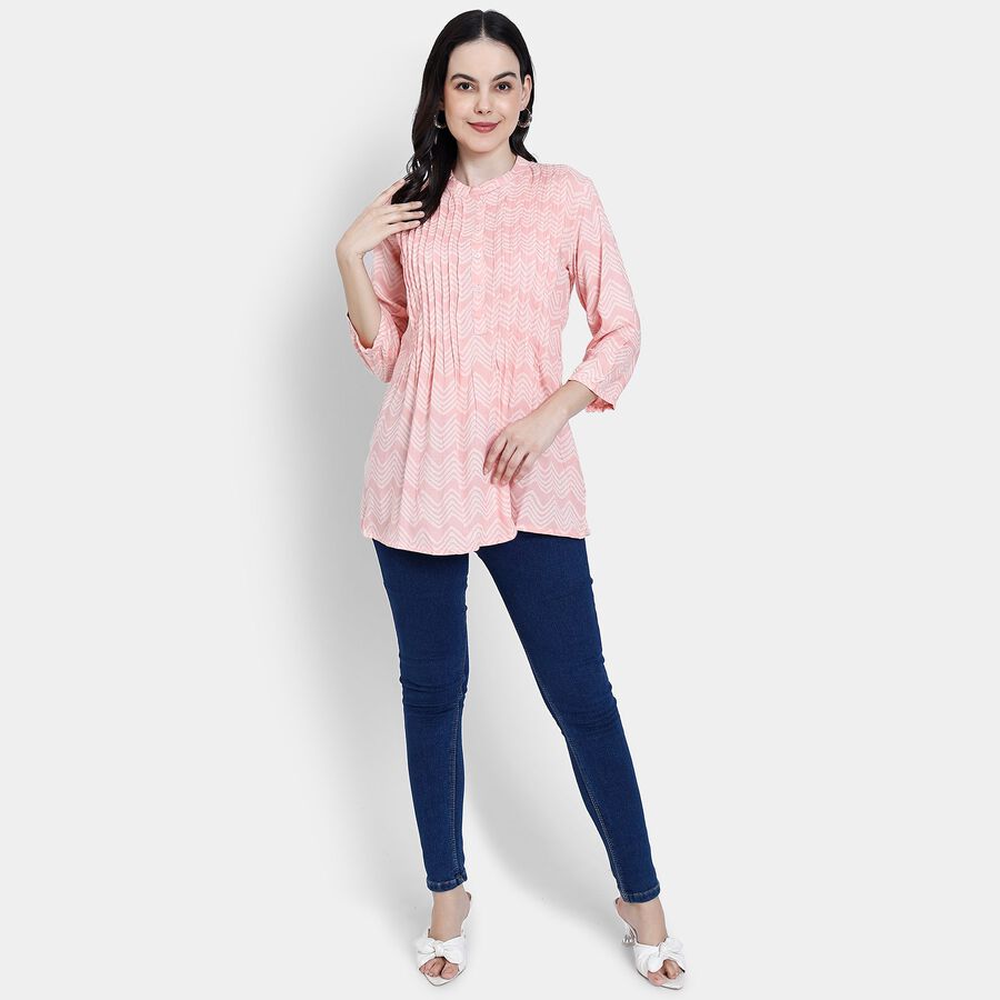 Ladies' Kurta, हल्का गुलाबी, large image number null