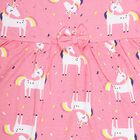 Girl's Bright Red Round Neck Printed T-Shirt, Pink, small image number null