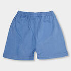 Infants' 100% Cotton Half Pant, मध्यम नीला, small image number null