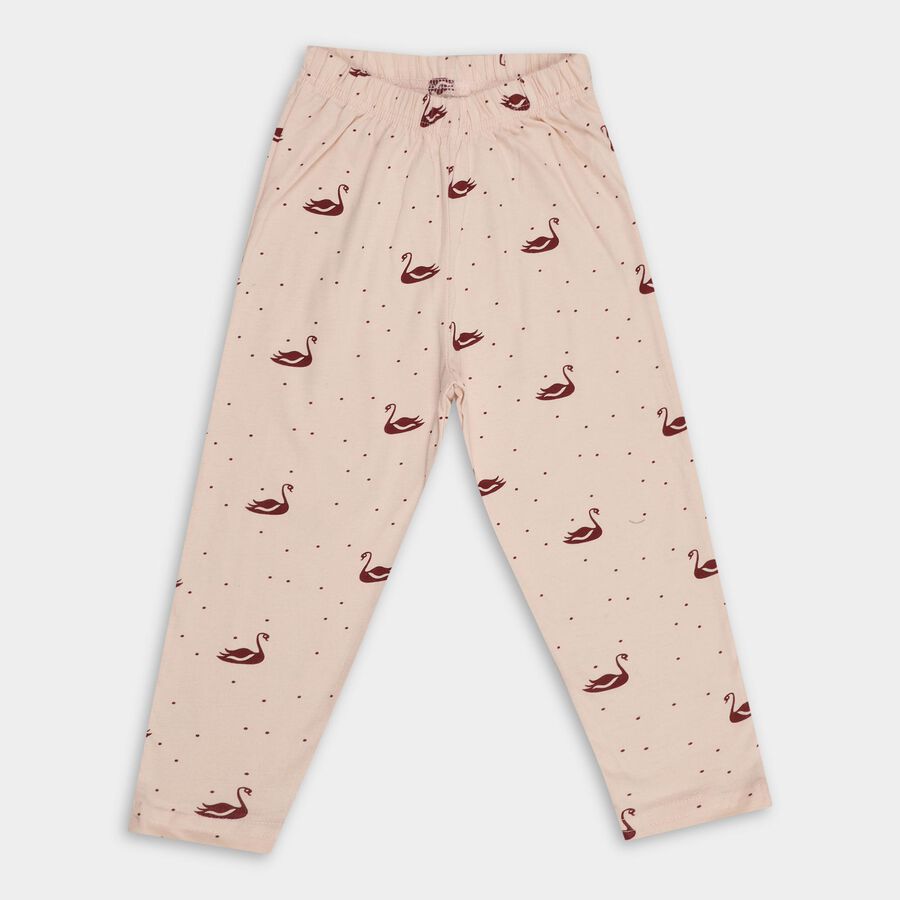 Girls' Pyjama , Beige, large image number null