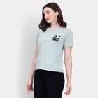 Ladies' Round Neck T-Shirt , Light Green, small image number null