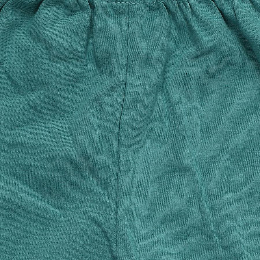 Infants' Multicolour Regular Fit Cargo Pocket Pyjama, Teal Blue, large