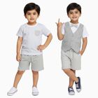 Infants' Baba Suit, Light Grey, small image number null