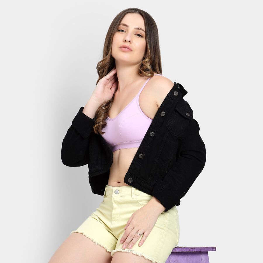 Ladies' Non-Padded Bra, Lilac, large image number null