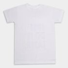 Boys' 100% Cotton Half Sleeves T-Shirt , White, small image number null
