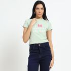 Ladies' Round Neck T-Shirt, Light Green, small image number null