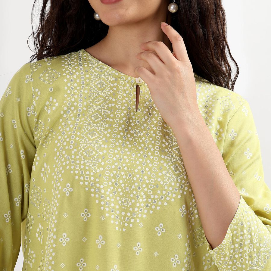 Ladies' Kurti , हल्का हरा, large image number null