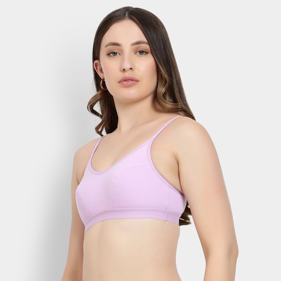 Ladies' Non-Padded Bra, Lilac, large image number null