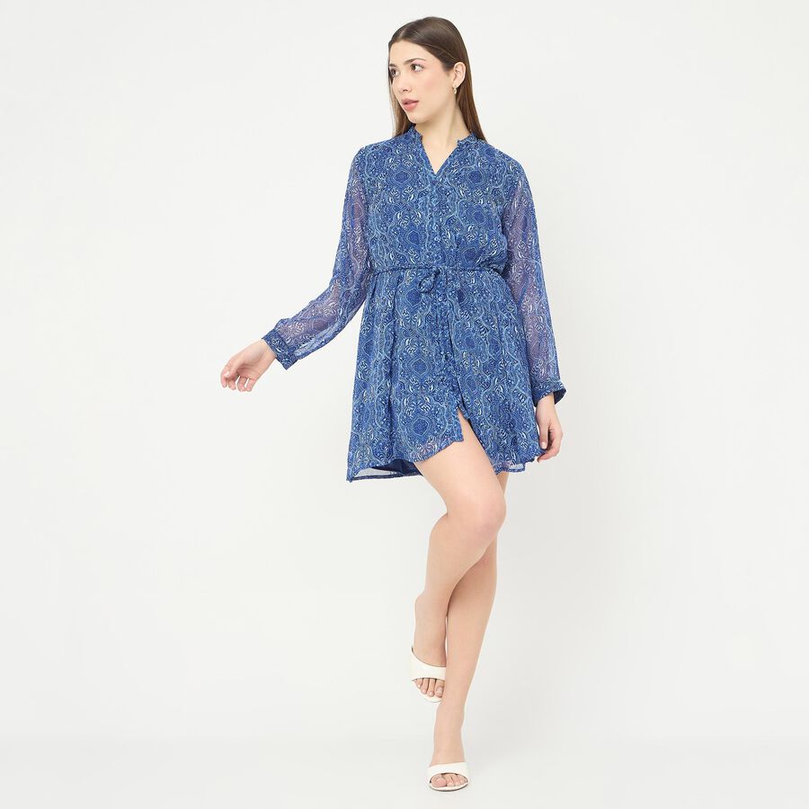 Ladies' Dress, Navy Blue, large