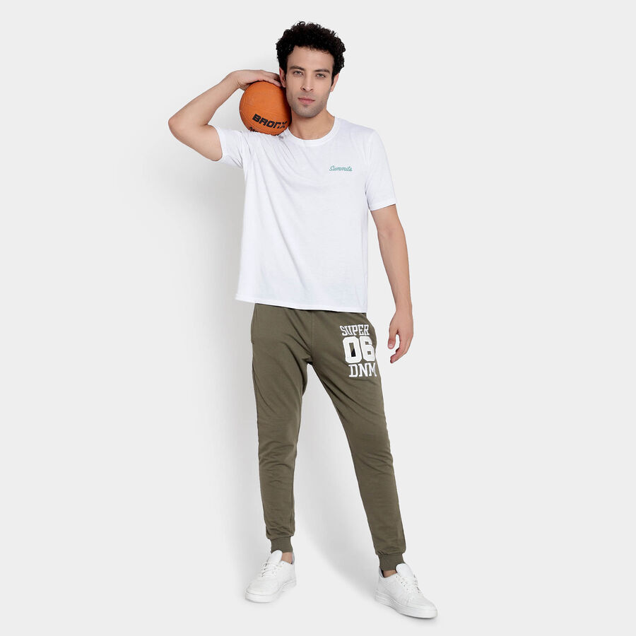 Cut & Sew Track Pants, Olive, large image number null