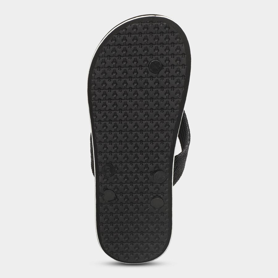 Men's V Strap Slipper, Black, large image number null