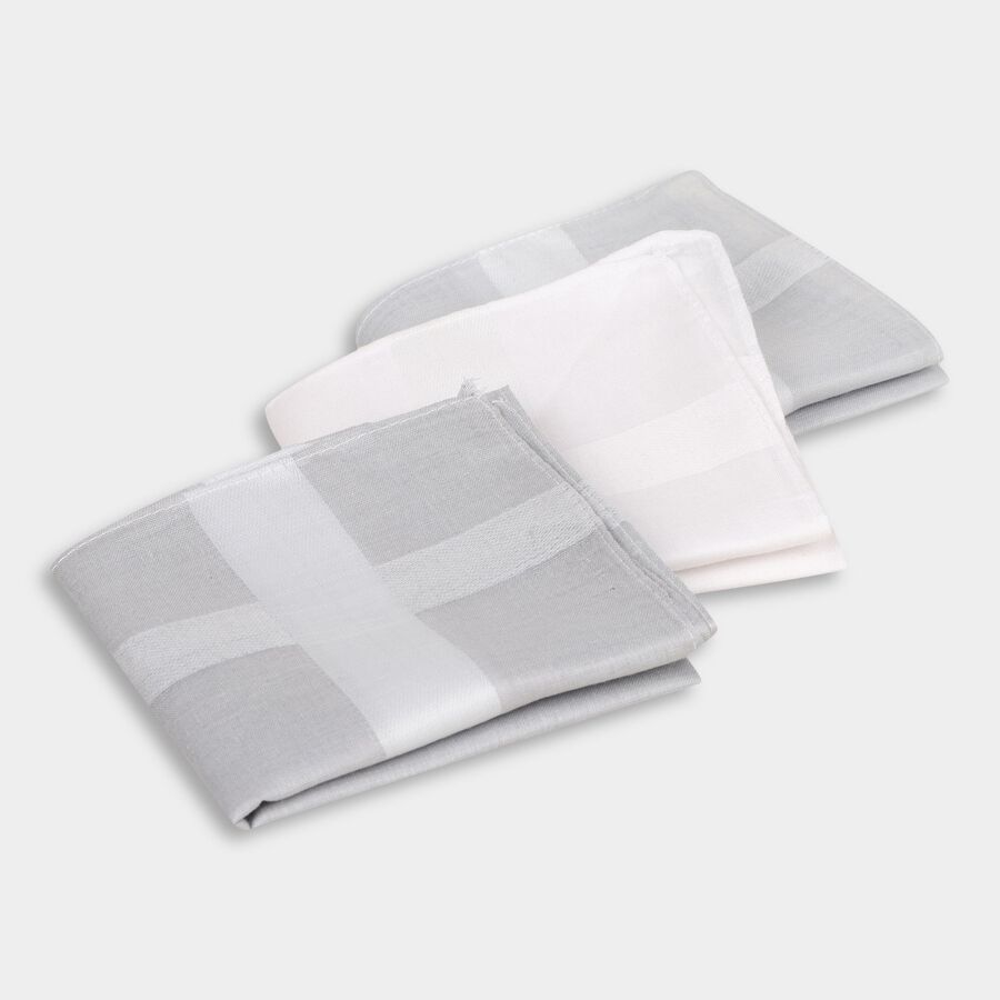 Men's Hanky, Dark Grey, large