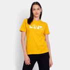 Ladies' Round Neck T-Shirt, Mustard, small image number null