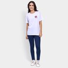 Ladies' 100% Cotton Round Neck T-Shirt , White, small image number null