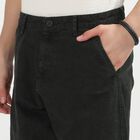 Men's 100% Cotton Slim Fit Casual Trousers, ओलिव, small