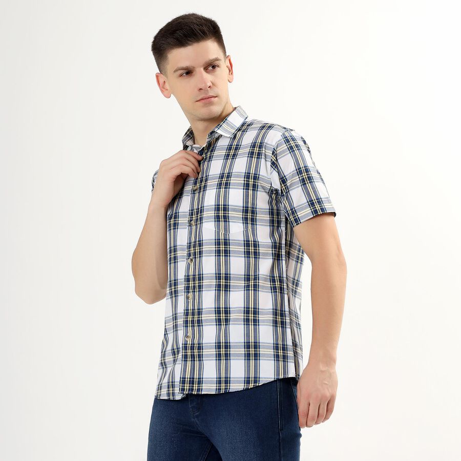 Men's Regular Collar Casual Shirt , पीला, large image number null