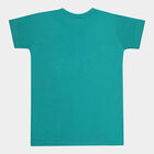 बॉयज़ टी-शर्ट, गहरा हरा, small image number null