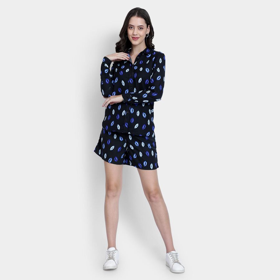 Ladies' Co-ord set , नेवी ब्लू, large image number null