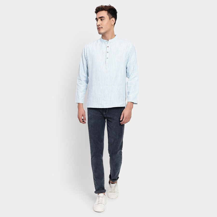 Men's Kurta, Light Blue, large image number null