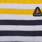 Boys Yellow Crew Neck Casual Boys T-Shirt, पीला, small