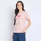 Ladies' 100% Cotton Round Neck T-Shirt, Lilac, small image number null