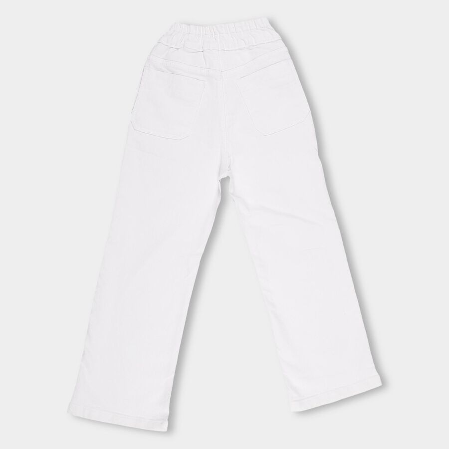 Girls' Jeans, ऑफ व्हाइट, large image number null