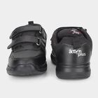 Boys' Black Velcro Sneakers, Black, small