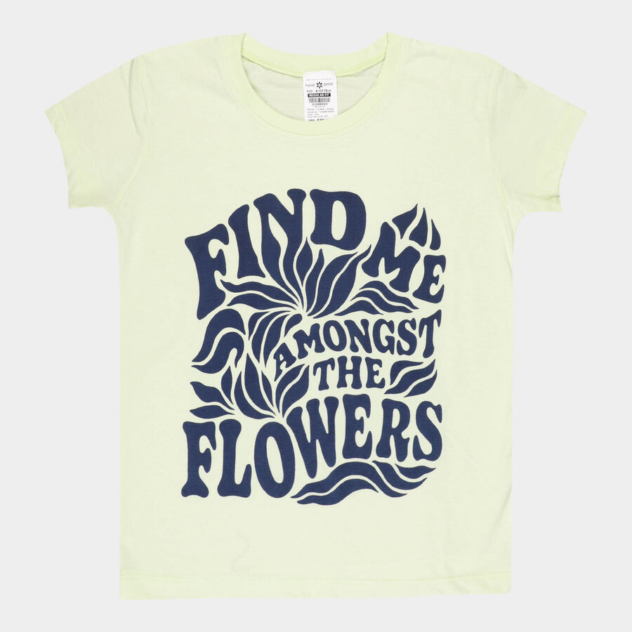 Girls T-Shirt, Light Green, large image number null