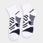 Men's Socks (Pack of 2), मध्यम नीला, small image number null