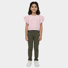 Girls' T-Shirt, हल्का गुलाबी, small