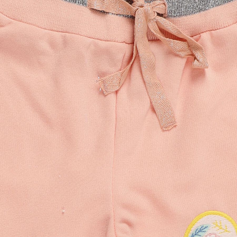 Girls' Pyjama, पीच, large image number null