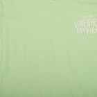 Girls Green Casual T-Shirt, हल्का हरा, small