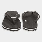 Men's V Strap Slipper, Black, small