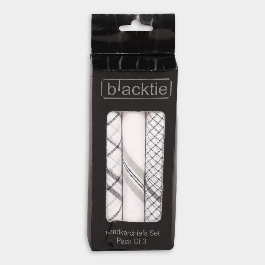 Men's Hanky , Black, large