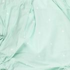 Infants' Mint Green Embroidered Ruffled Cotton Frock, Light Green, small