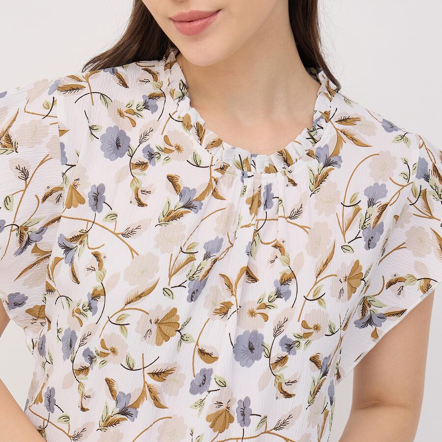 Ladies' Top, Off White, large