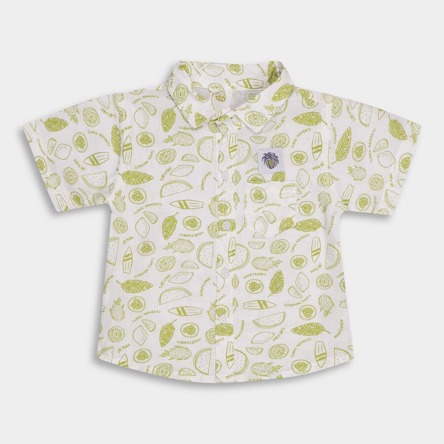Infants' 100% Cotton Shirt , Light Green, large image number null