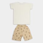 Boys' 100% Cotton Knit Baba Suit , गहरा पीला, small image number null
