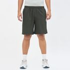 Men's Dark Olive Green Regular Fit Active Bermuda Shorts, Olive, small